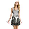 Structured Dress (Floral Eclipse)