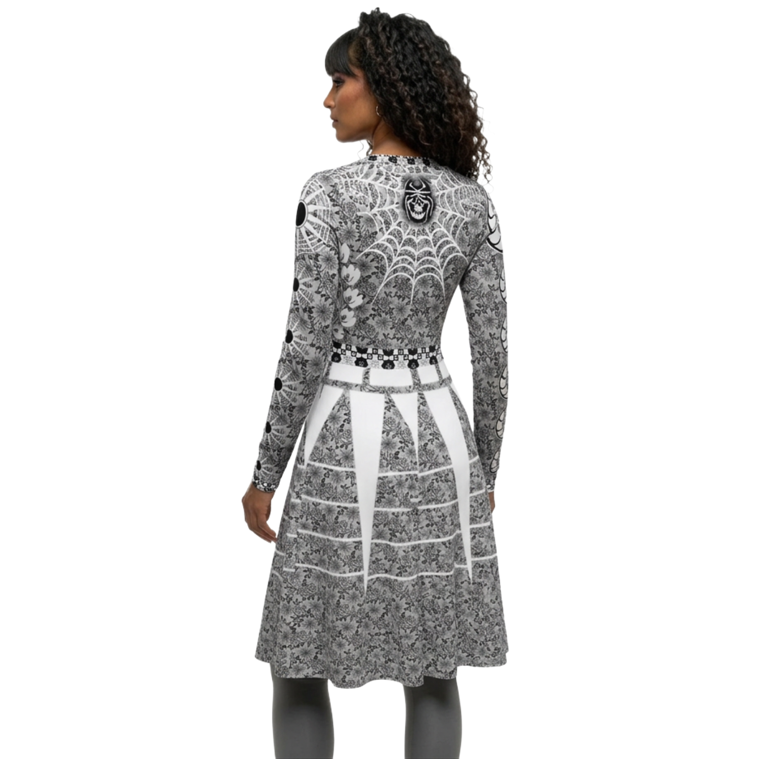 Long Form Dress (Floral Eclipse)
