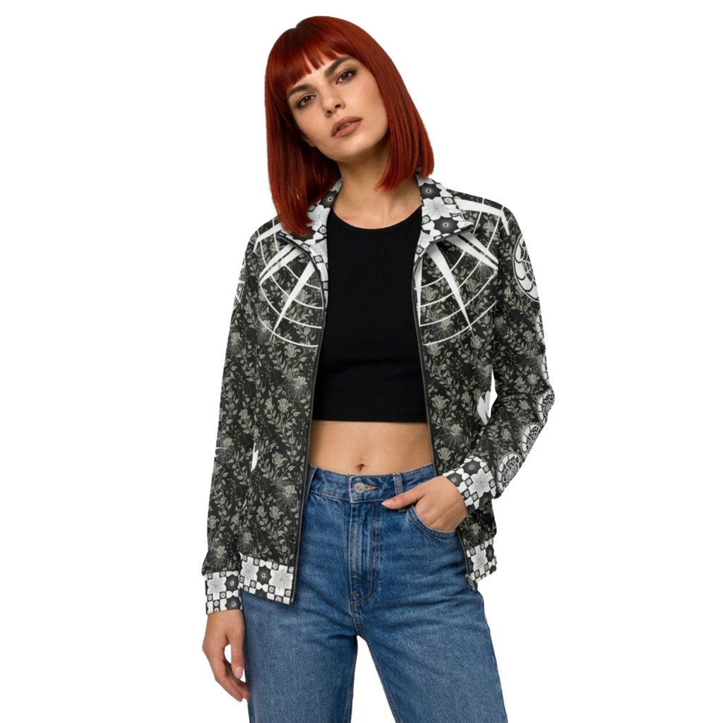 Studio Track Jacket (Floral Eclipse)