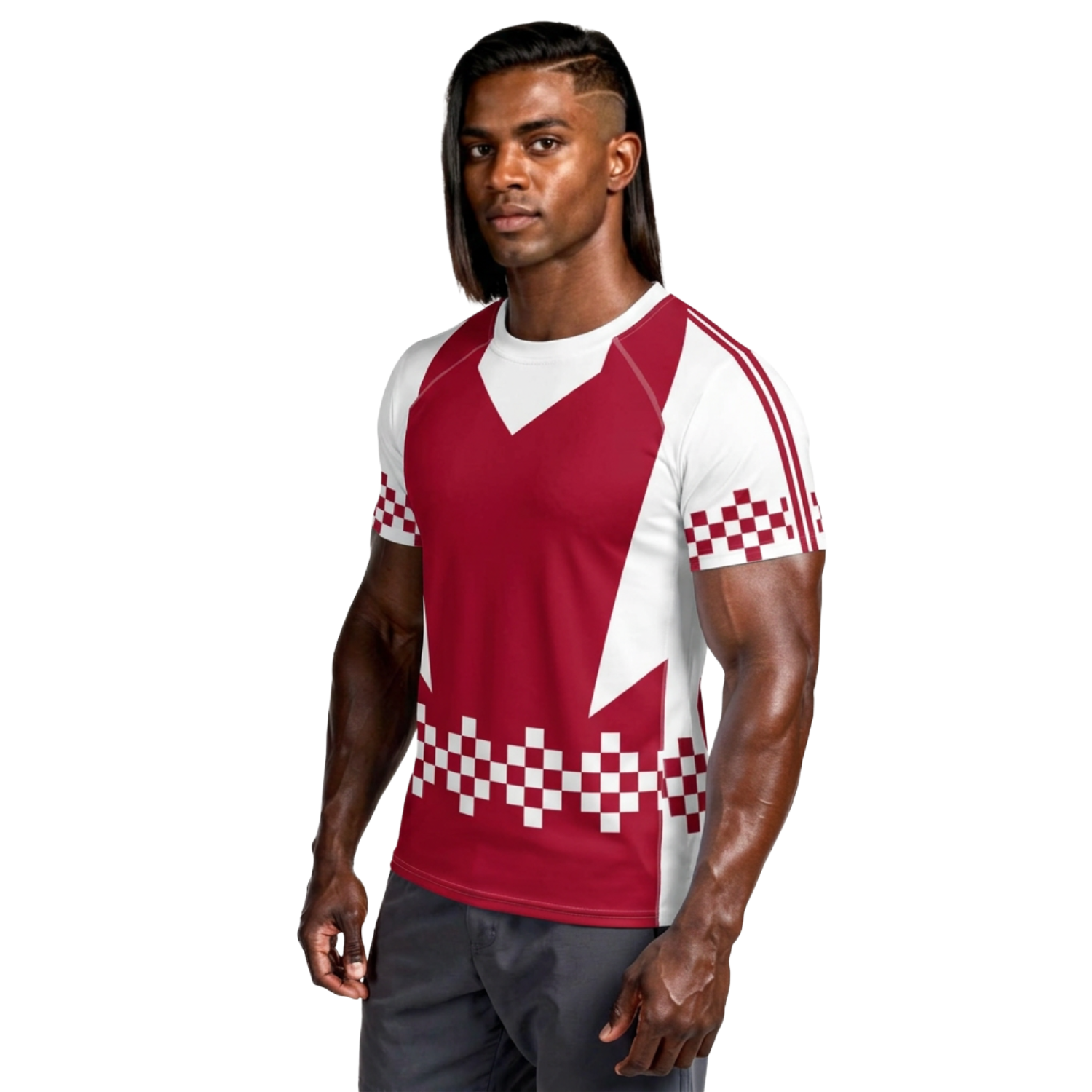 Men's Performance Tee (Scarlet Streaks)
