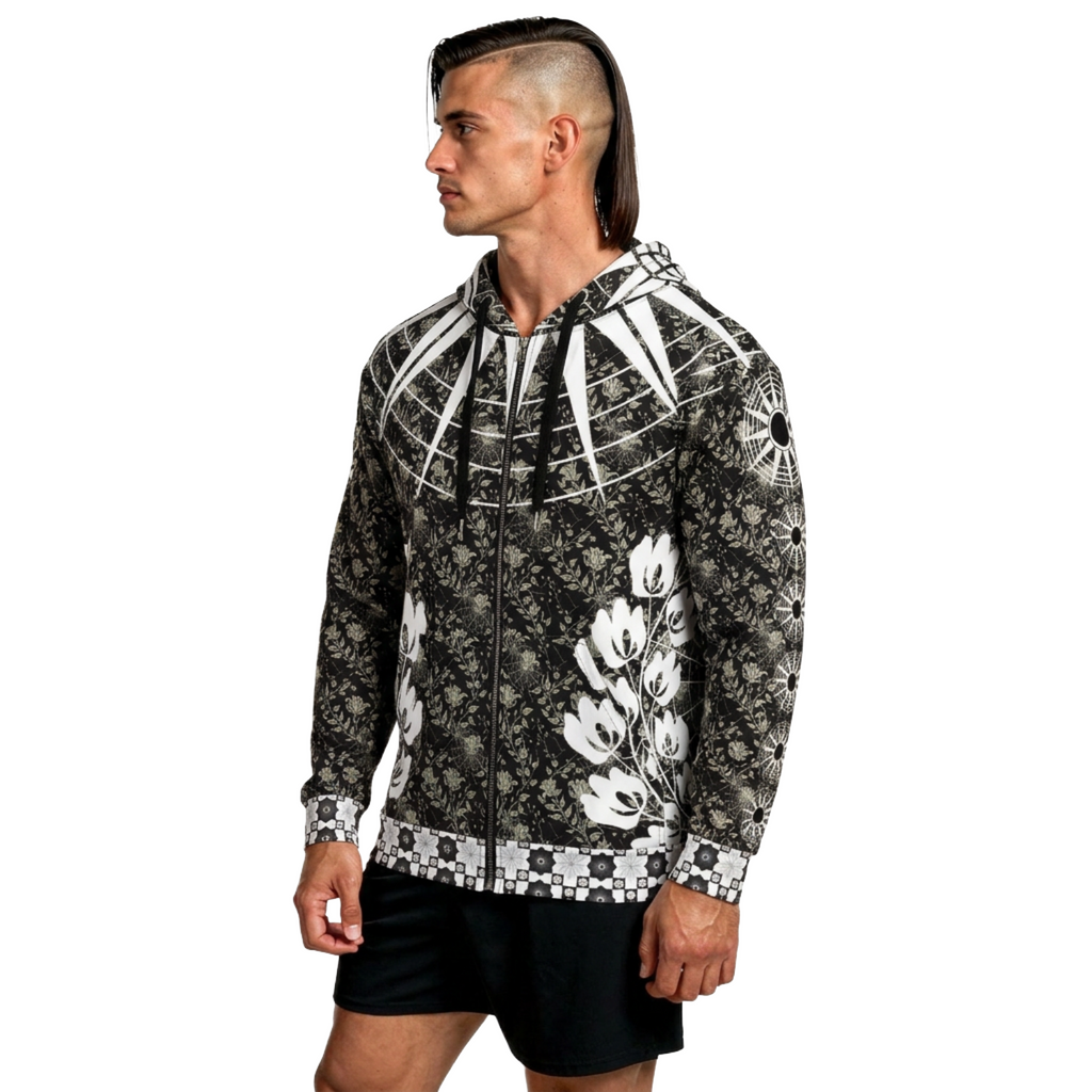 Core Zip Fleece (Floral Eclipse)