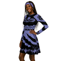 Long Form Dress (Aquavortex)