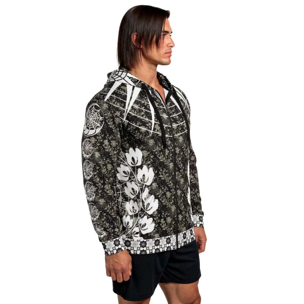 Core Zip Fleece (Floral Eclipse)
