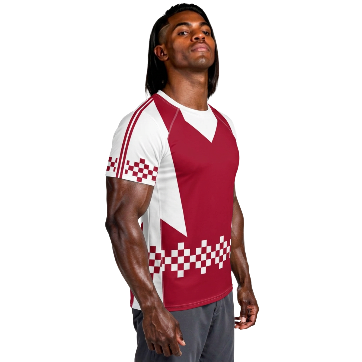 Men's Performance Tee (Scarlet Streaks)