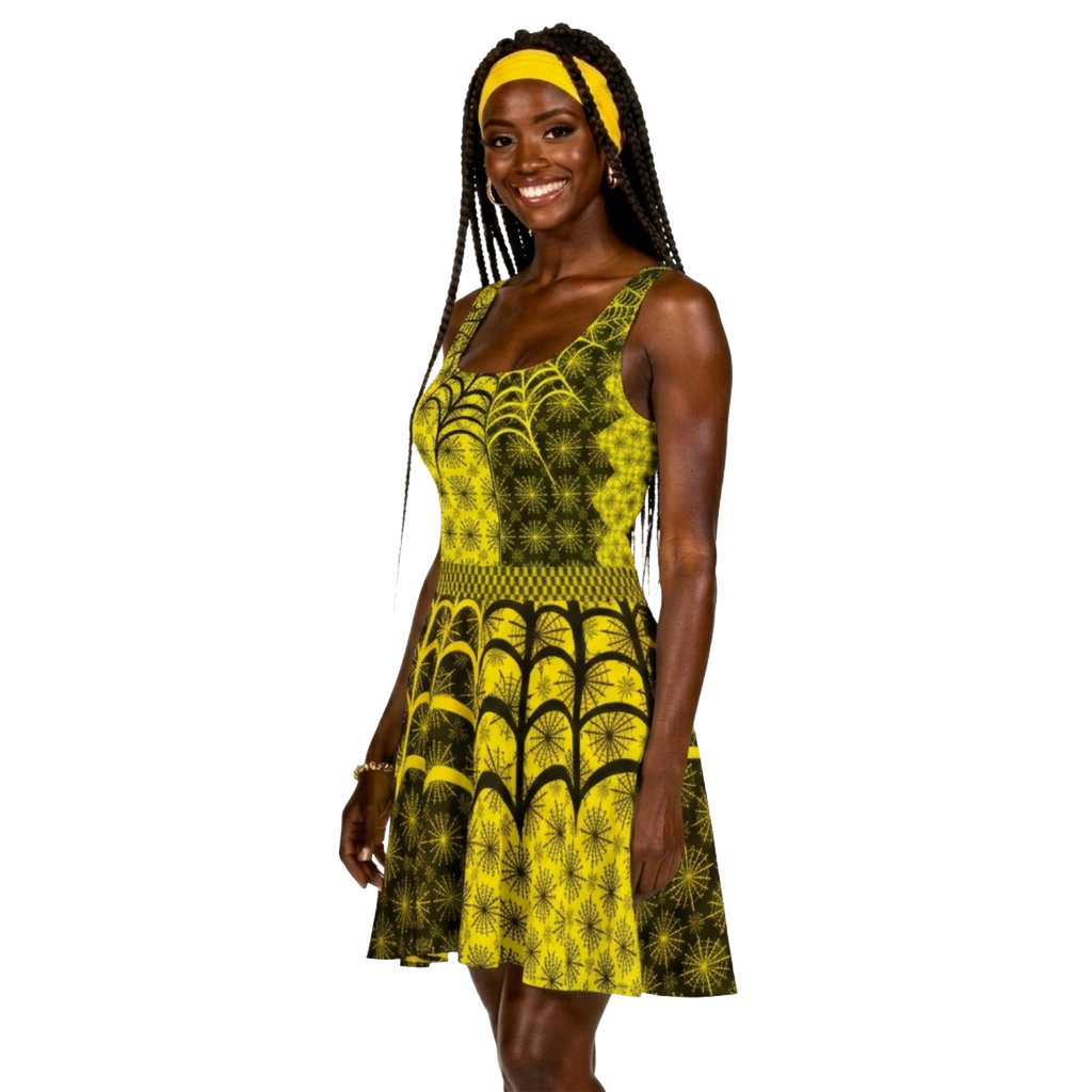 D001: Structured Dress (Yellow)