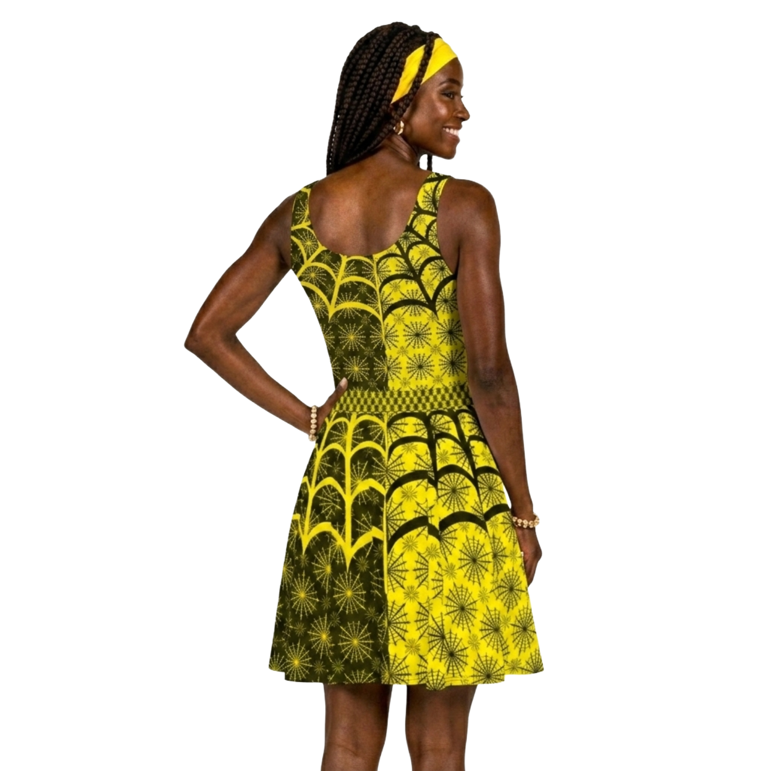 D001: Structured Dress (Yellow)