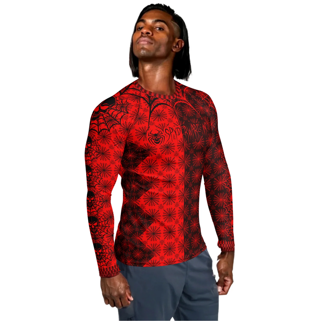C019: Men's Tech Long-Sleeve (Red)