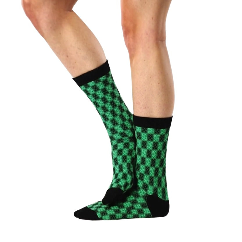 B036: Crew Socks (Green)