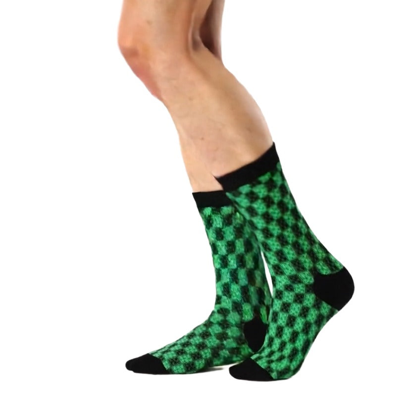 B036: Crew Socks (Green)