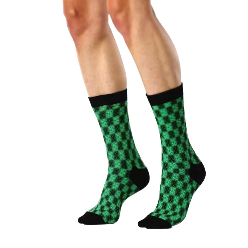 B036: Crew Socks (Green)