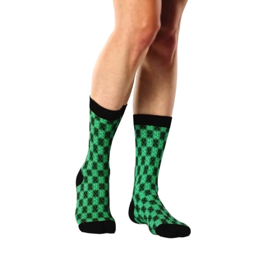 B036: Crew Socks (Green)