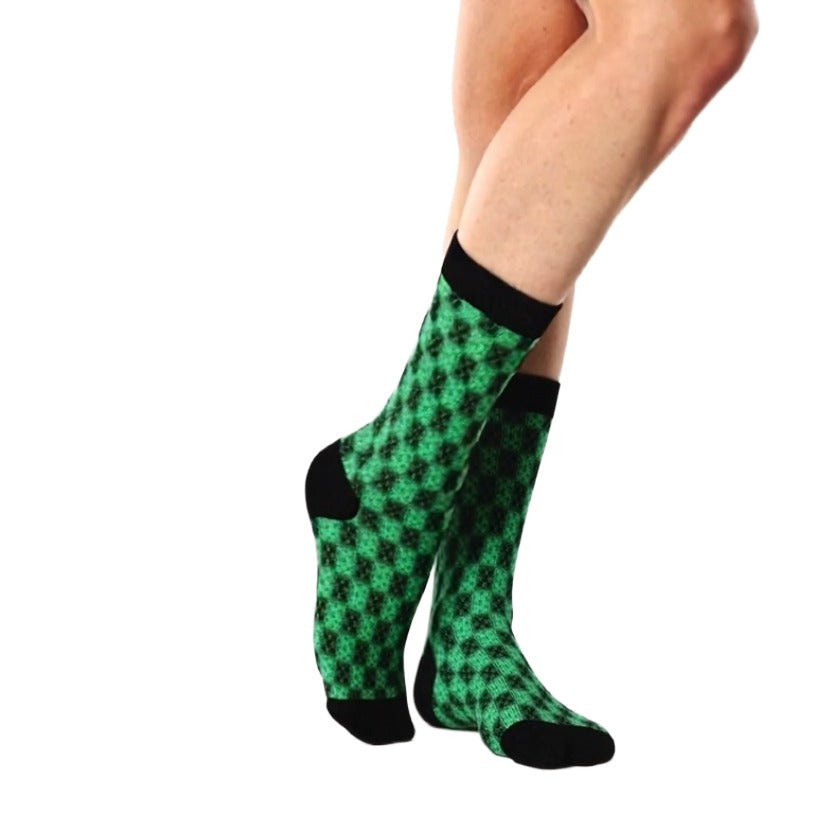 B036: Crew Socks (Green)