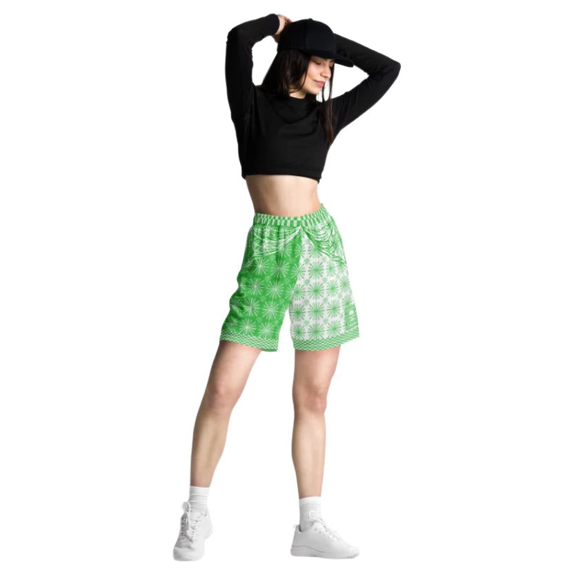 K002: Unisex Mesh Shorts (Lime)