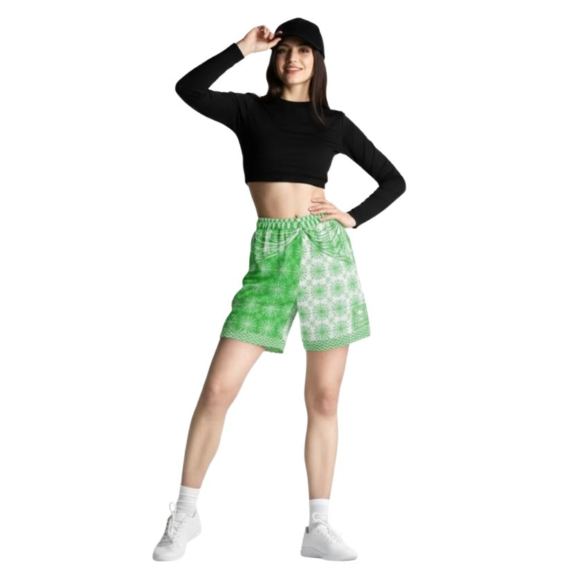 K002: Unisex Mesh Shorts (Lime)