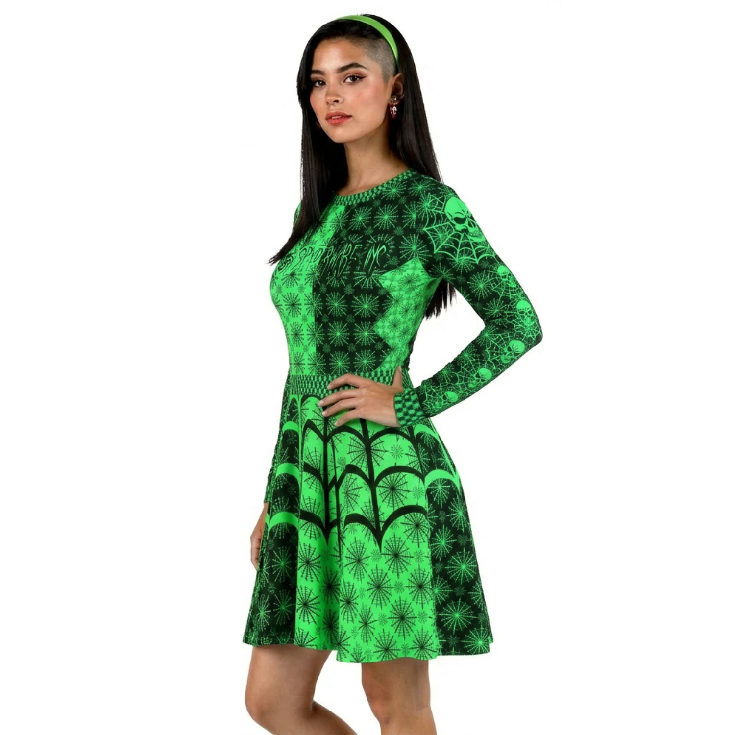 B030: Long Form Dress (Green)
