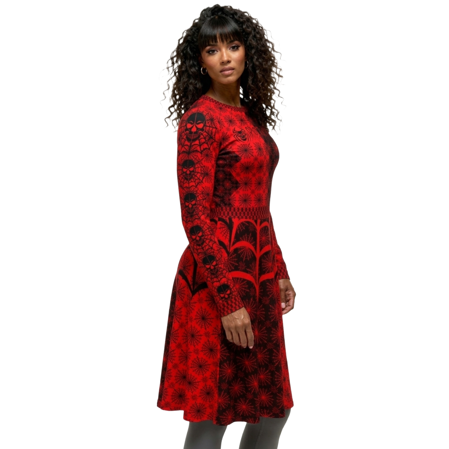 C026: Long Form Dress (Red)