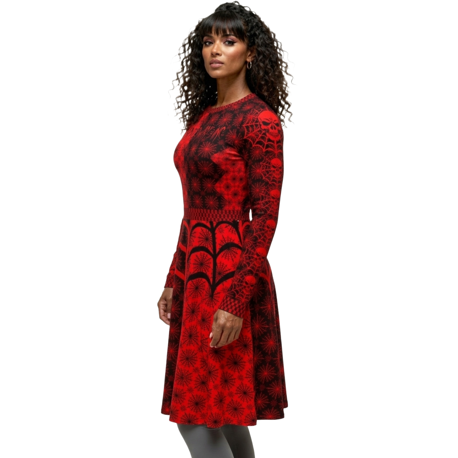 C026: Long Form Dress (Red)