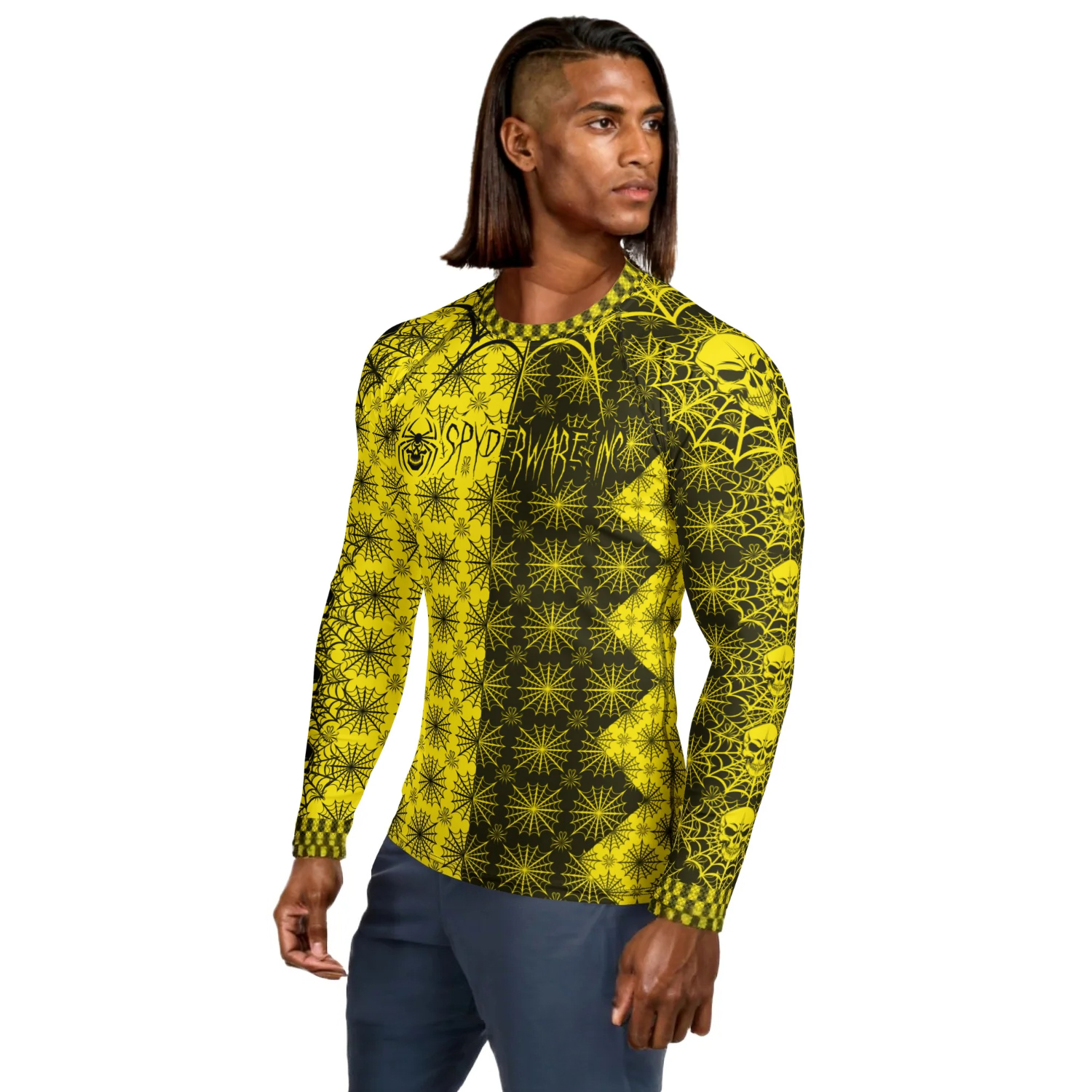 D031: Men's Tech Long-Sleeve (Yellow)