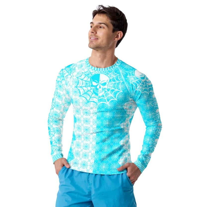 H017: Men's Rash Guard (Ice)