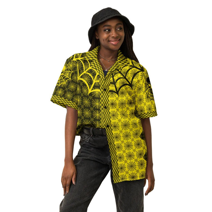 D026: Unisex Button Shirt (Yellow)
