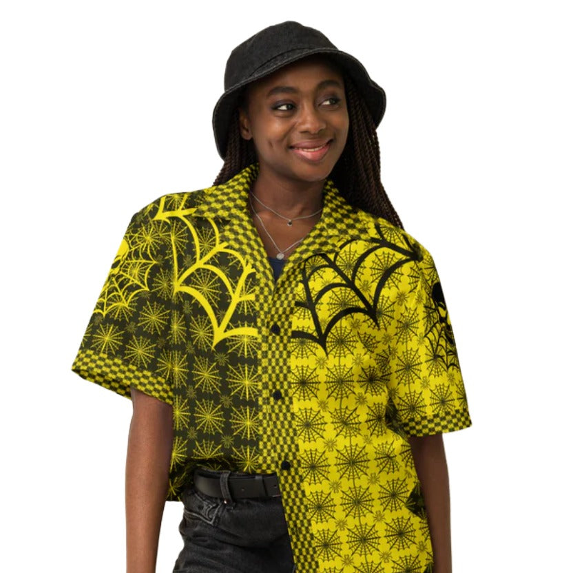 D026: Unisex Button Shirt (Yellow)