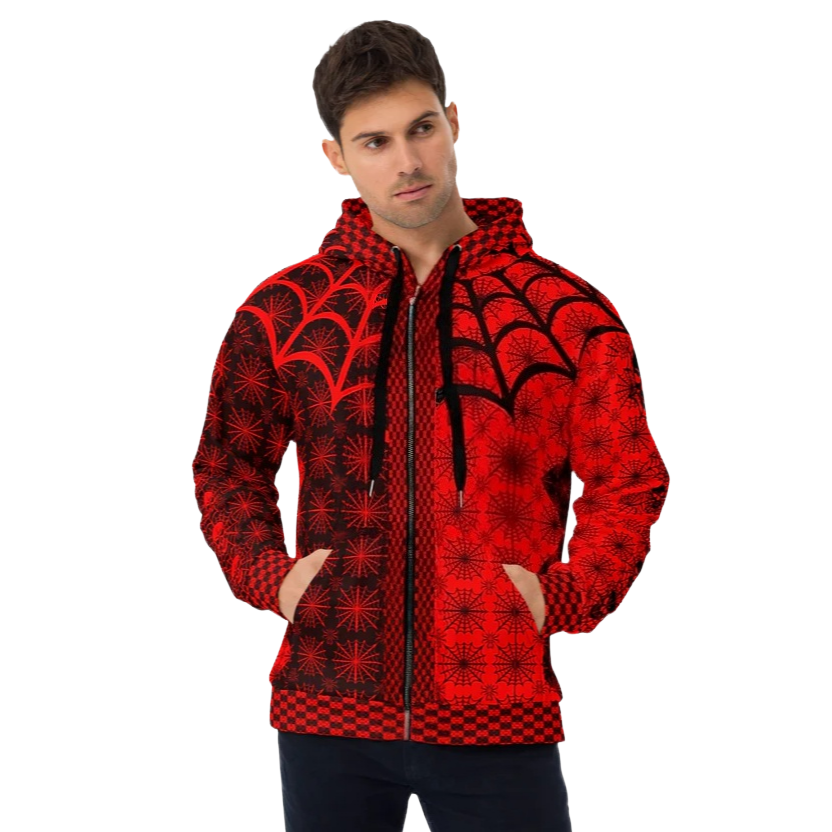 C007: Core Zip Fleece (Red)