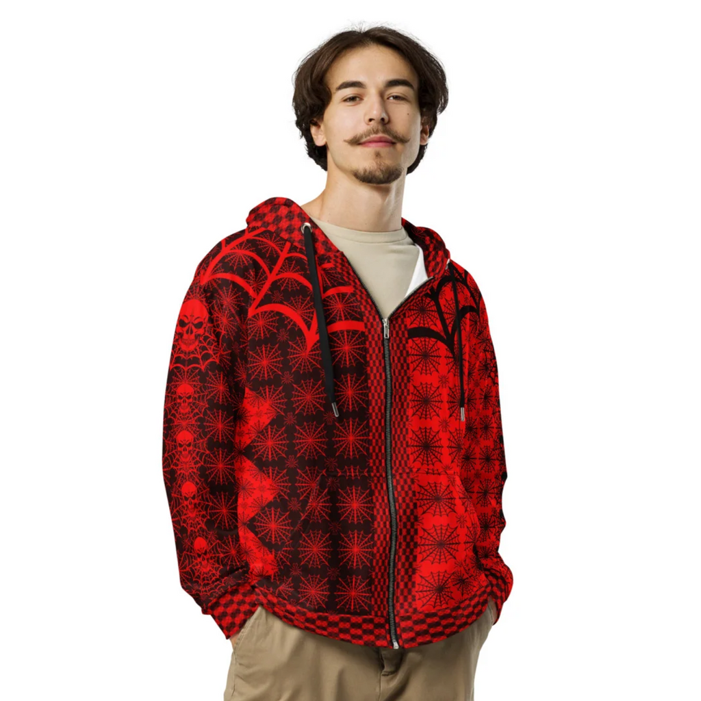 C007: Core Zip Fleece (Red)