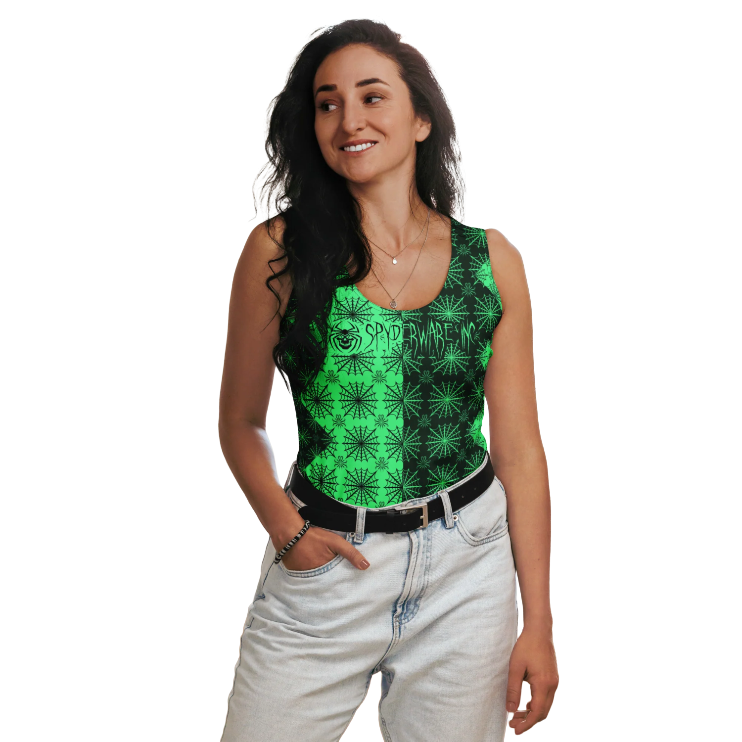 B004: Women's Tank Top (Green)