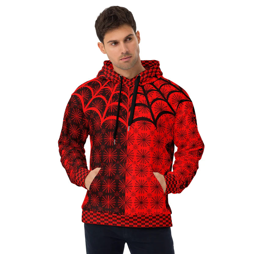 C010: Unisex Cotton Hoodie (Red)