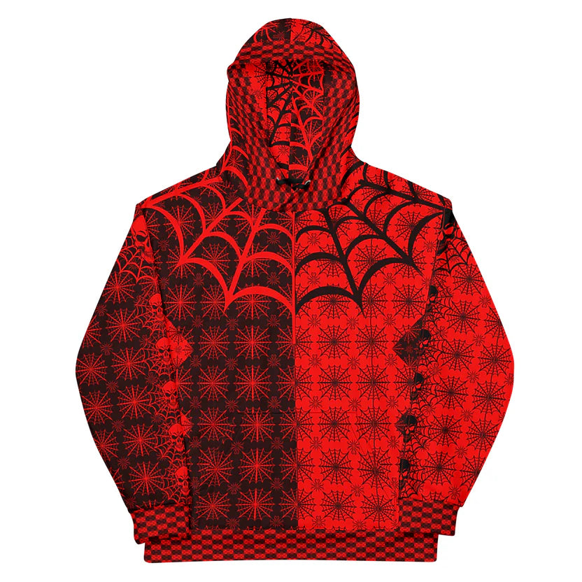 C010: Unisex Cotton Hoodie (Red)