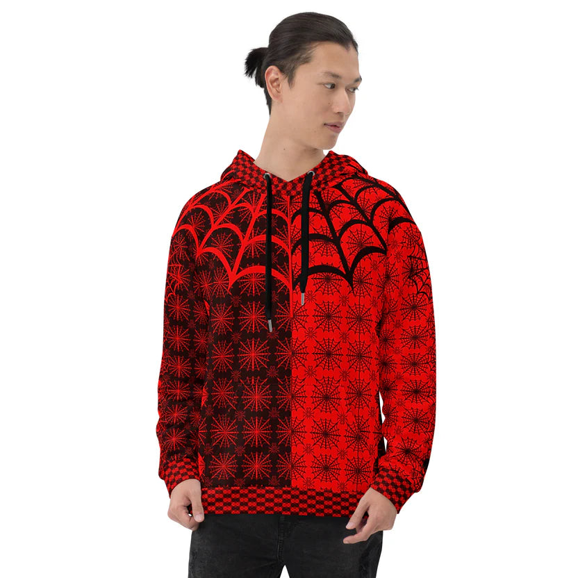 C010: Unisex Cotton Hoodie (Red)