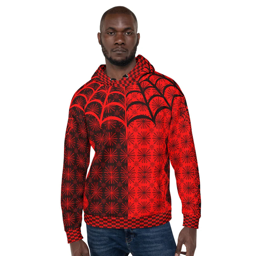 C010: Unisex Cotton Hoodie (Red)