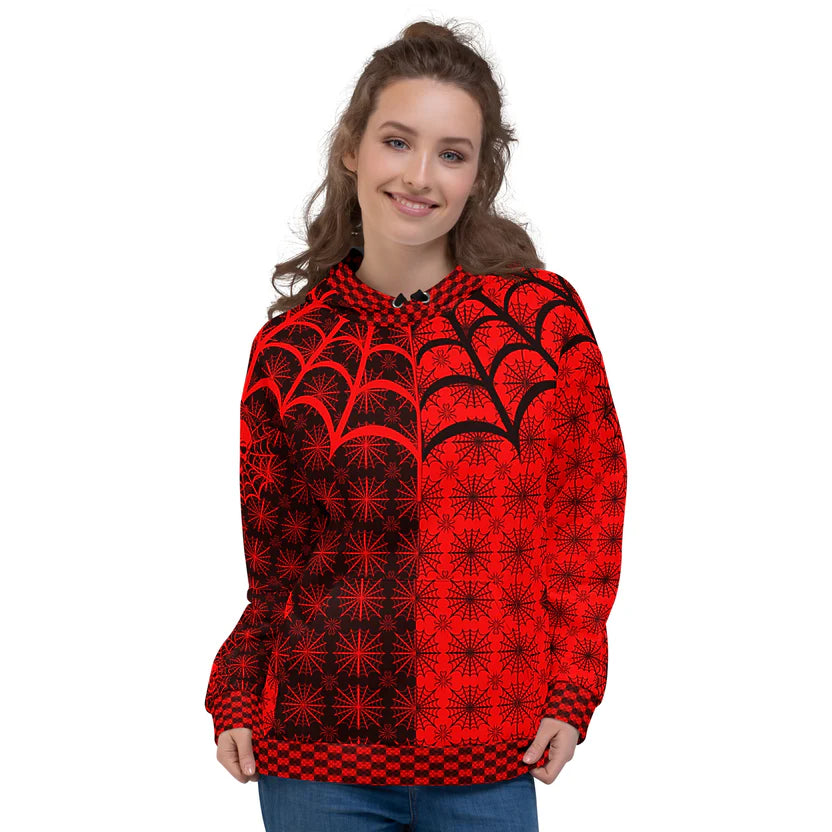 C010: Unisex Cotton Hoodie (Red)