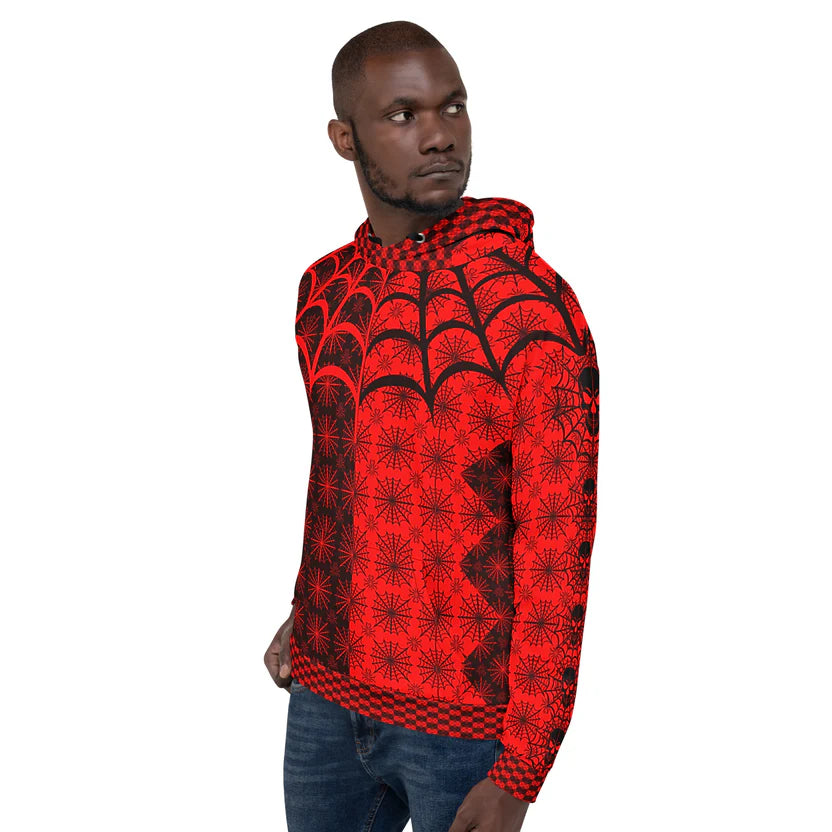 C010: Unisex Cotton Hoodie (Red)
