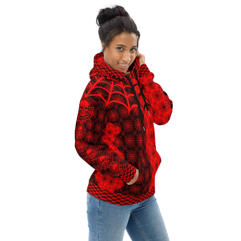 C010: Unisex Cotton Hoodie (Red)