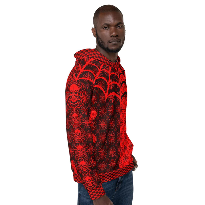 C010: Unisex Cotton Hoodie (Red)