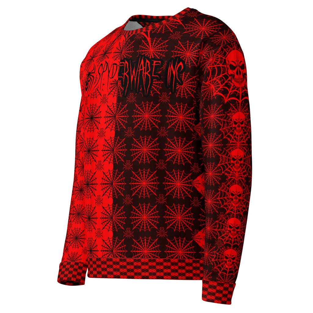 C028: Lightweight Structured Fleece (Red)