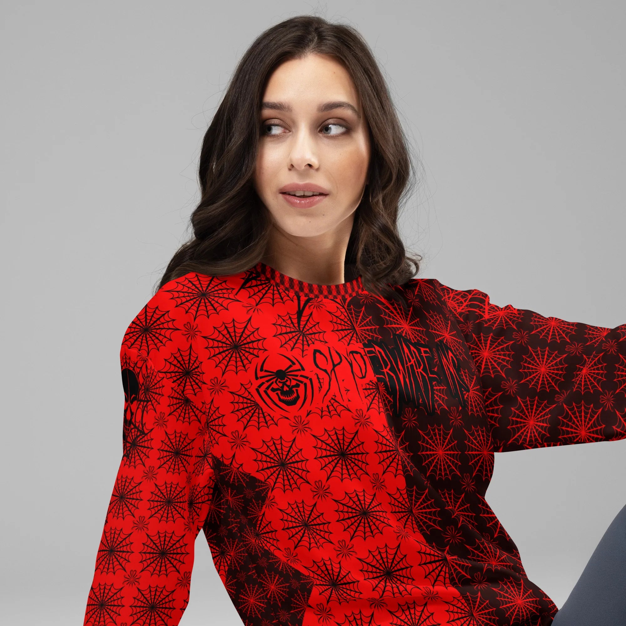 C028: Lightweight Structured Fleece (Red)