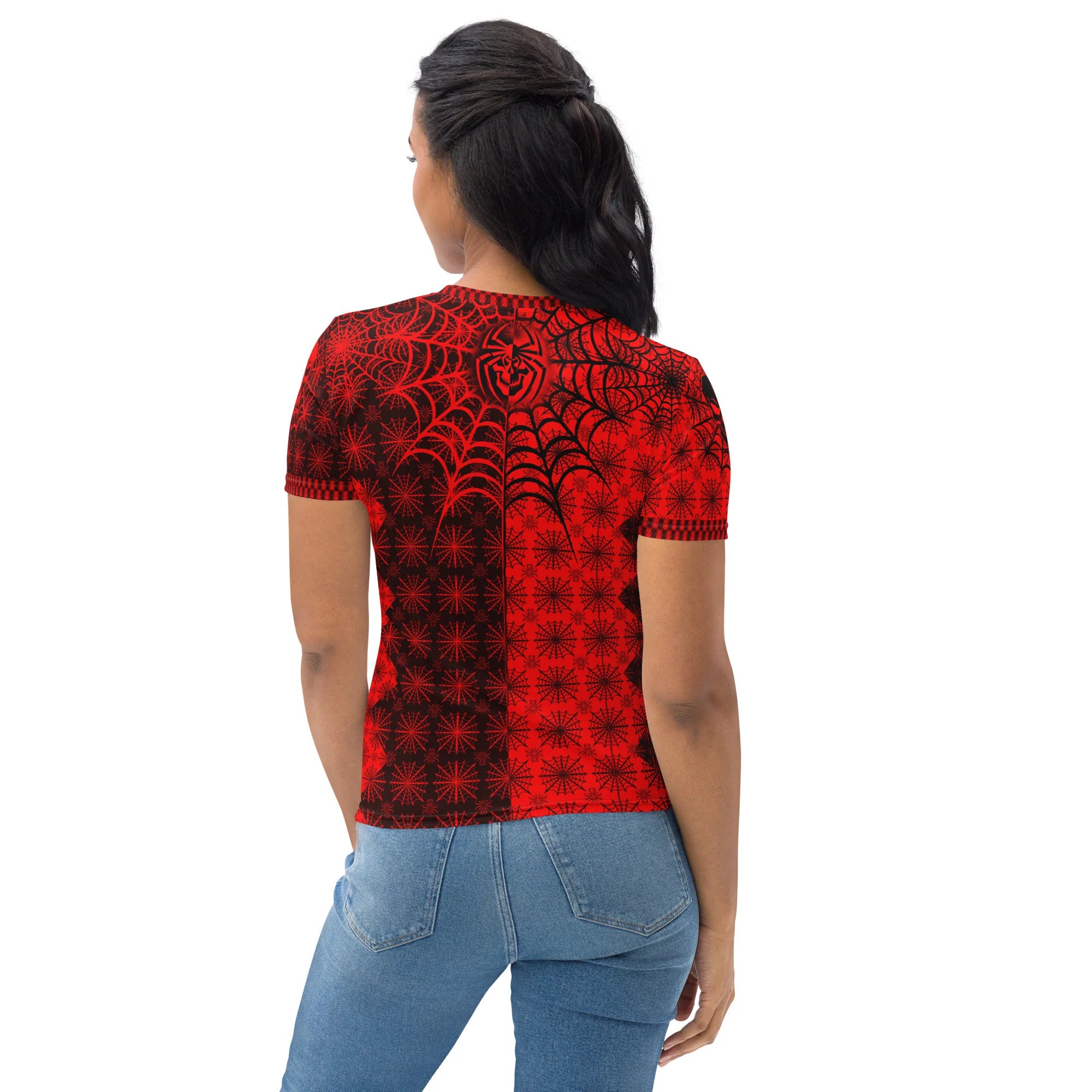 C035: Women’s Cotton Crew Neck T-Shirt (Red)