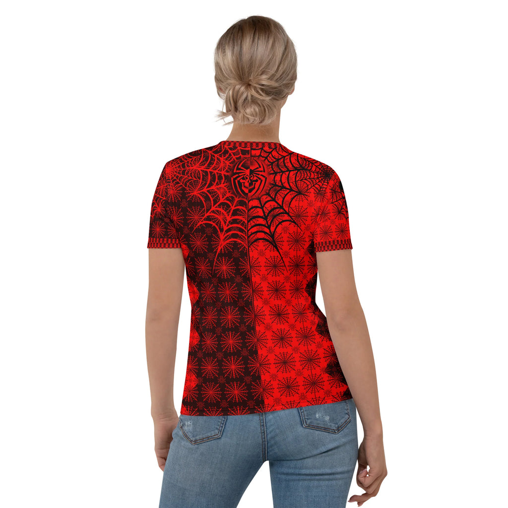 C035: Women’s Cotton Crew Neck T-Shirt (Red)